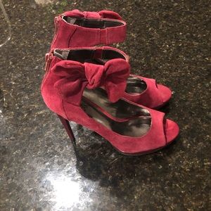 Burgundy heels